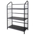 Ore International Ore International R597 - 3 3 Tier Metal Book Shelf  -  Black R597-3